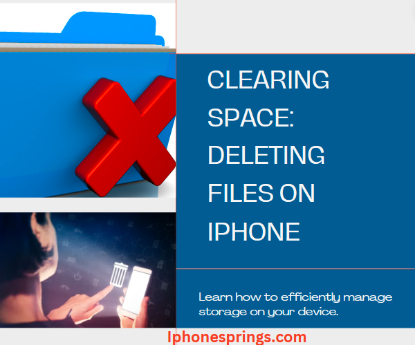 Learn the simple steps to declutter your iPhone by deleting files with ease!